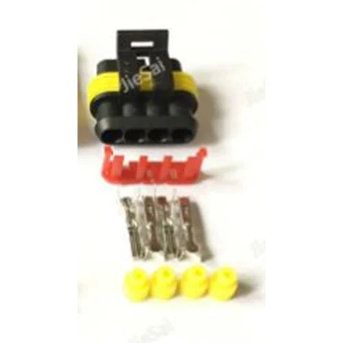 タイコamp 4ピン女性男性282106-1 282088-1 superseal自動車