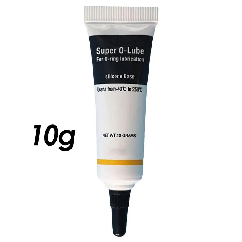 Silicone Grease Lubricant Silicone Grease Grease Lubricant Silicone Grease Waterproof Food Grade Sanitary Lubricant 10g O-rings Tube Plumbers