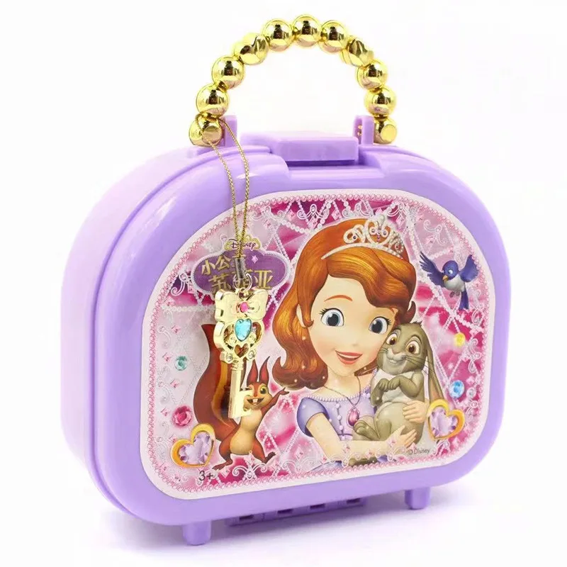 [Funny] Disney Frozen Sofia the First princess Hello Kitty Cute cartoon nail art set play house Toys Creative girl best gifts 5