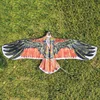 1.1m Flat Eagle Kite With 30 Meter Kite Line Children Flying Bird Kites Windsock Outdoor Toys For Kids Gift 5