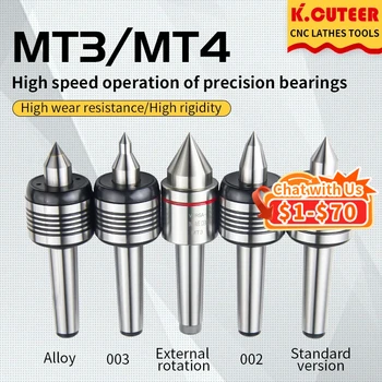 MT3 MT4 Rotary Center High-Precision Standard/Alloy/External Rotation Diameter Live Center For Lathe Machine Revolving Centre 1