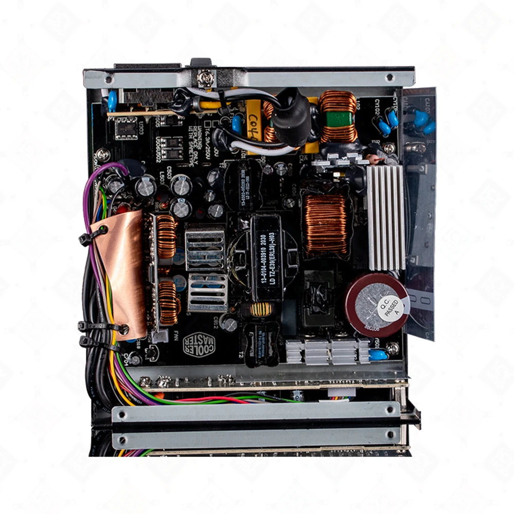 쿨러 마스터 GX750W 풀 모듈 골드 메달 전원 공급 장치, 일본 커패시터, 독립 PCB, ATX2.41, 듀얼 CPU 플랫폼 지원