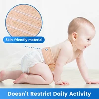 VELPEAU Umbilical Hernia Belt Baby for Infant Belly Button Wrap Truss Abdominal Binder with 3 Different Shapes Compression Pads 5