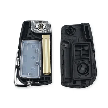 Chiave custodia vuota custodia lama chiave 2 pulsanti per Toyota - KEYYOU per Toyota Camry 2018 2019 2020 2 pulsanti chiave a distanza Shell sostituzione automatica