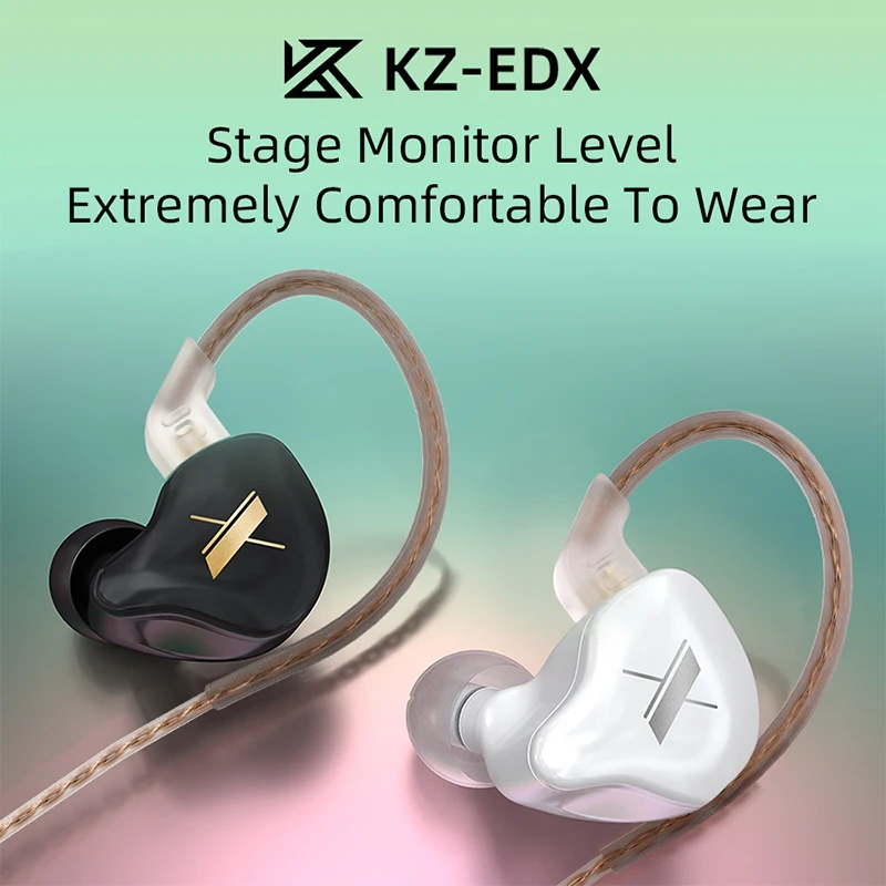 KZ Dynamic Earphones HIFI Bass Earbuds In Ear Monitor Headset
