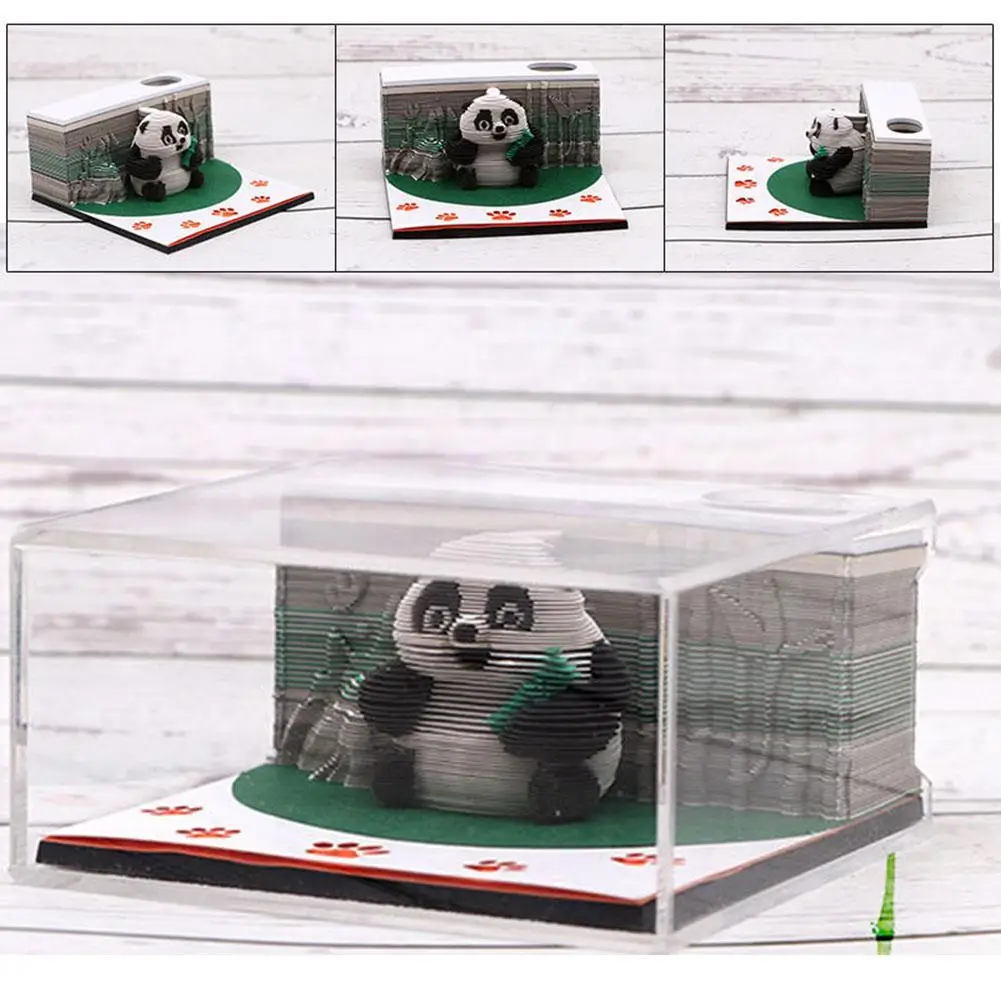 

Magic Castle 3D Notepad Design Note Paper Stationery Accessories Novelty Gift 3D Sticky Note Pad Kids Gifts Dropshipping