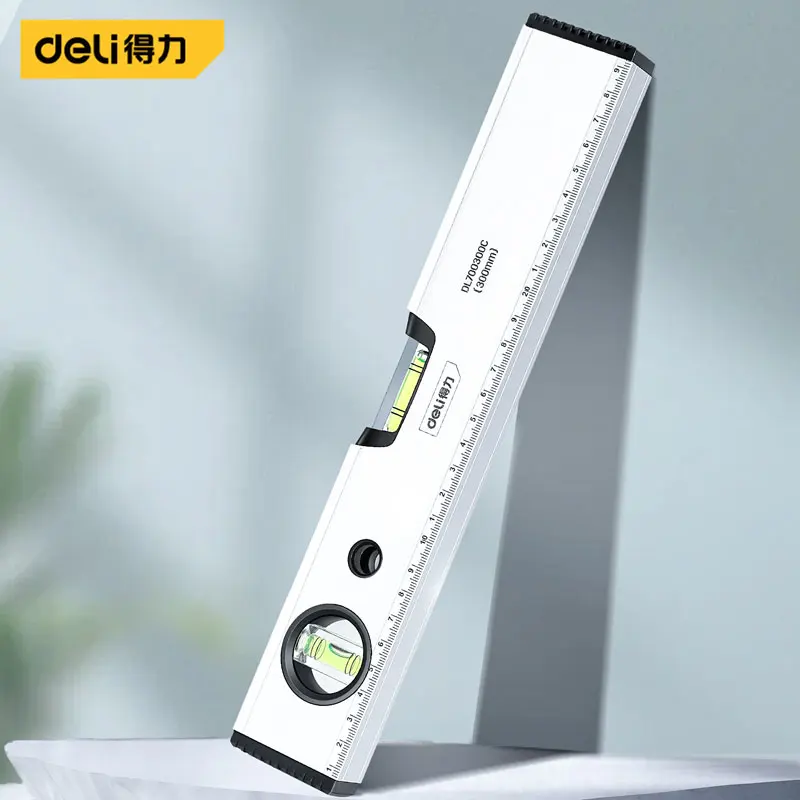 Description Picture 3 of itemDeli Multi-specification Non-magnetic Bubble Measuring Tool Level Rulers Alumina Levels Measuring Instruments Acrylic Horizontal