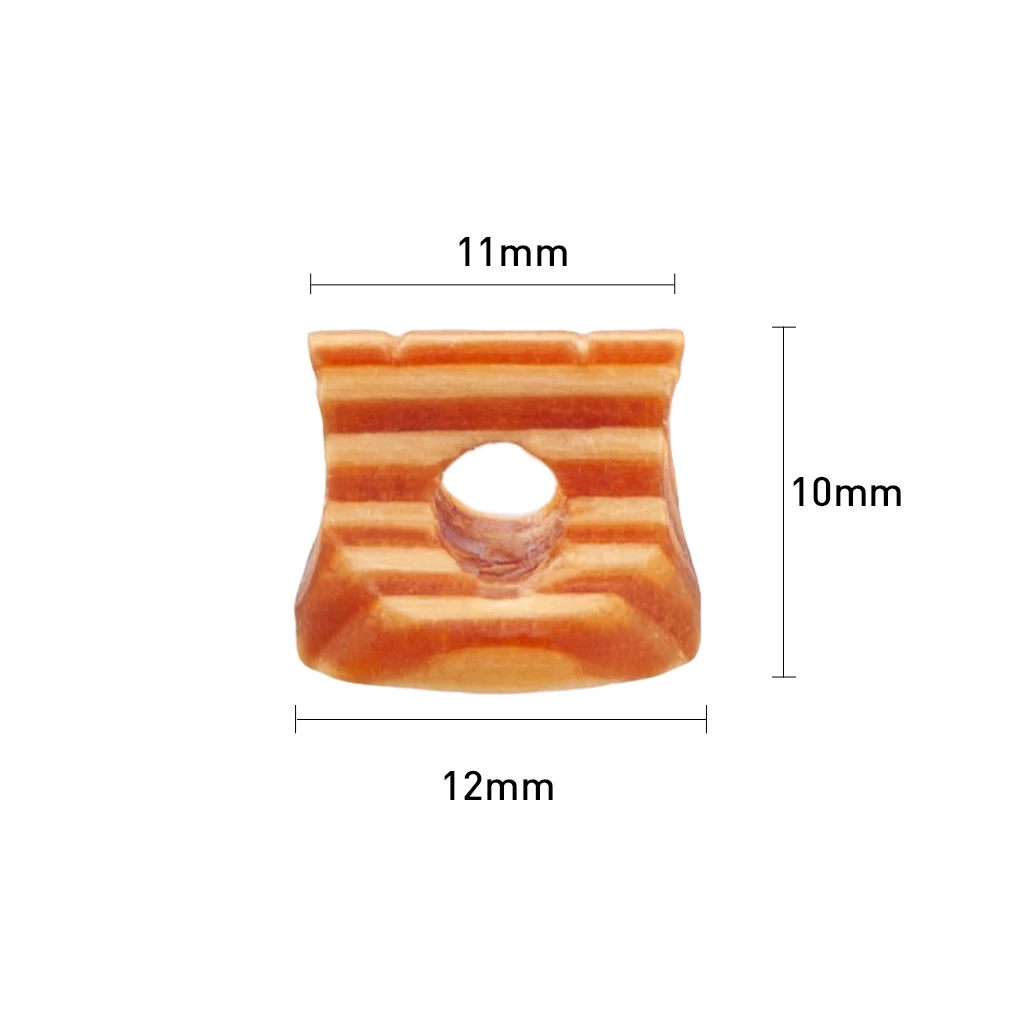 50PCS Pine Resin Erhu Code Chinese Erhu Bridge Instrument Bridge Mazi