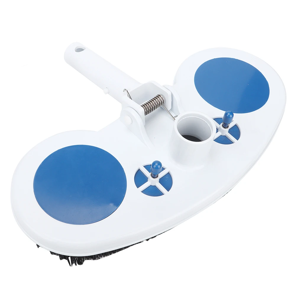 13in Professional Pool Cleaning Kit Pool Suction Head Pond Cleaning Accessory fit for 1.25in and 1.5in vacuum tube