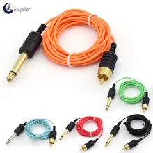 

2.2m Super Thin Silicone Tattoo Hook Line for RCA Straight Interface Machine Power Supply Accessories Clip Cord Line Wire Cab