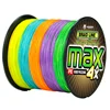 ZUKIBO 4/8 Strands Braid Fishing Line 300m 500m Japanese 100% PE Wires Multifilament Fishing Line Linha Multifilamento 8X 3