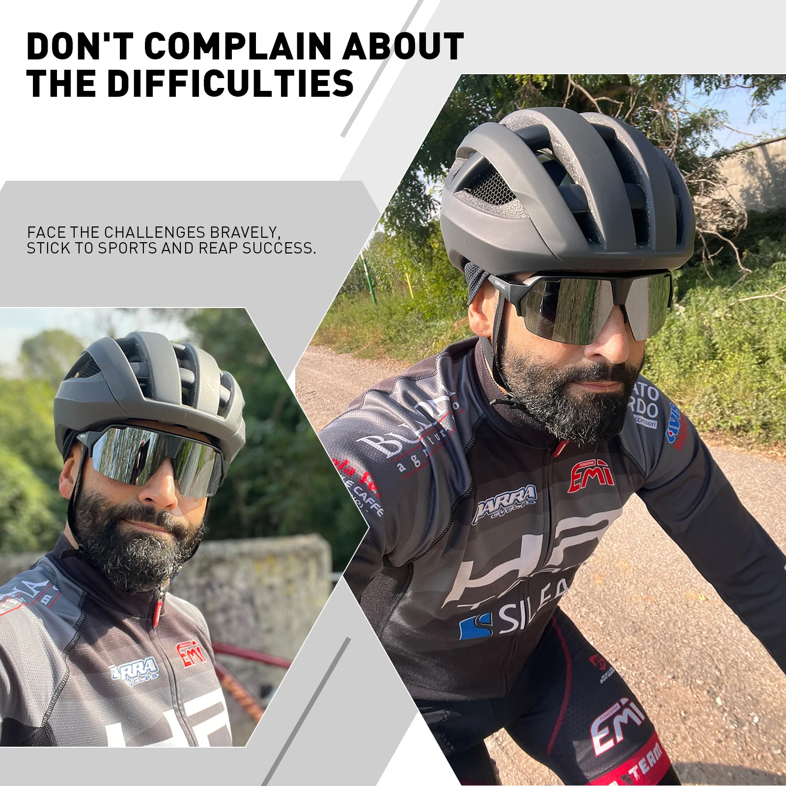 Kapvoe Photochromic Hiking Eyewear Sports Sunglasses Cycling Glasses UV400 Lightweight Running Driving Men Women Sunglasses