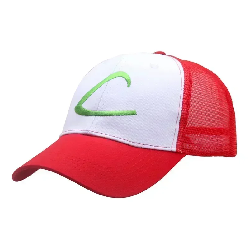 Baseball Caps Adjustable Letter Gifts Peaked Cap Children Adult Embroidery Cosplay Anime Pokemon Figure Ash Ketchum