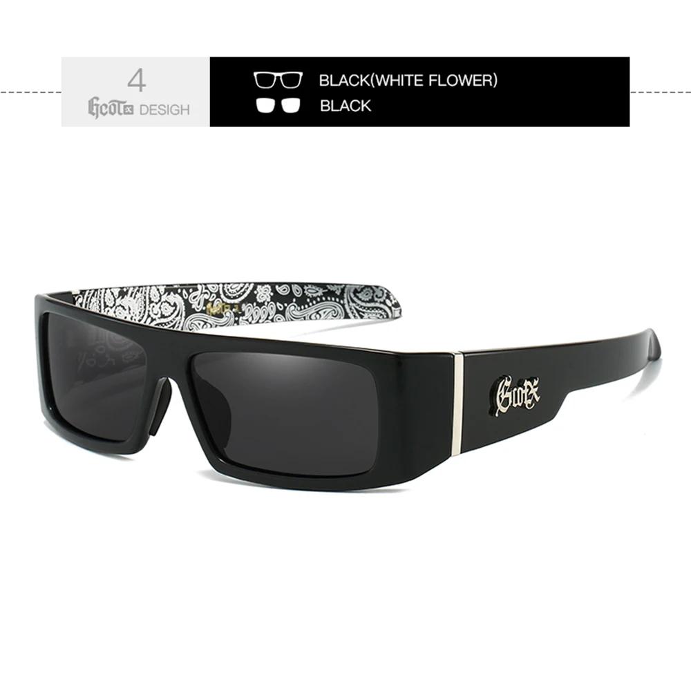 GCOTX Vollrand-polarisierte Sonnenbrille für Damen und Herren, 8 Farben, Modell 850 – Detail 5