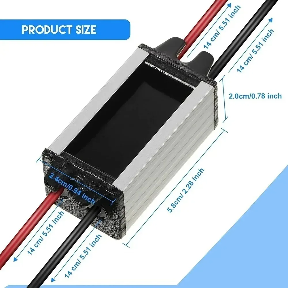 Waterproof 24V to 12V Adjustable Power Buck Converter and Voltage Transformer