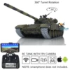 Heng Long 1/16 Scale 7.0 RC Battle Tank Model FPV T72 3939 360° Turret Rotation Armor First Person View System TH20571-SMT1 4
