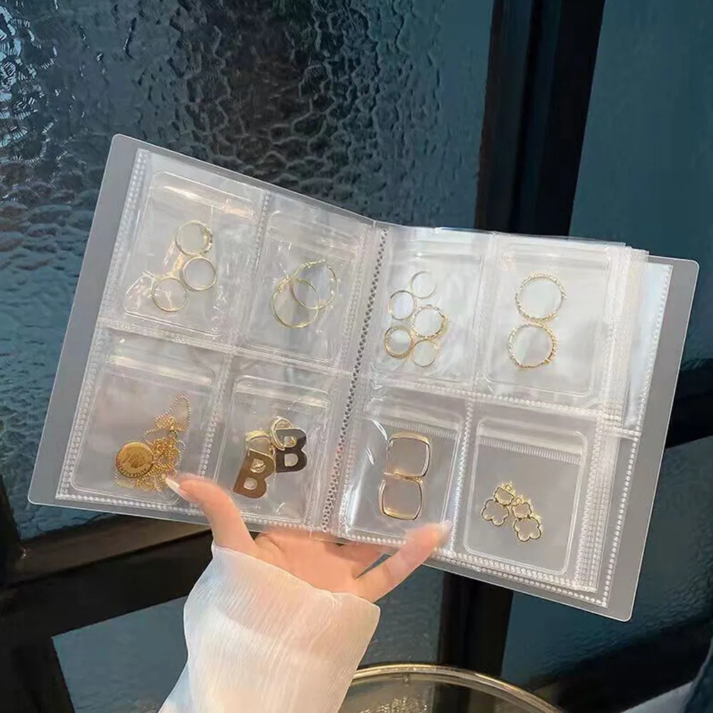 A6 Clear Storage Album Stamp Cutting Dies Storage Book Organizer Folder for DIY Scrapbook Sticker Photo Postcard Booklet