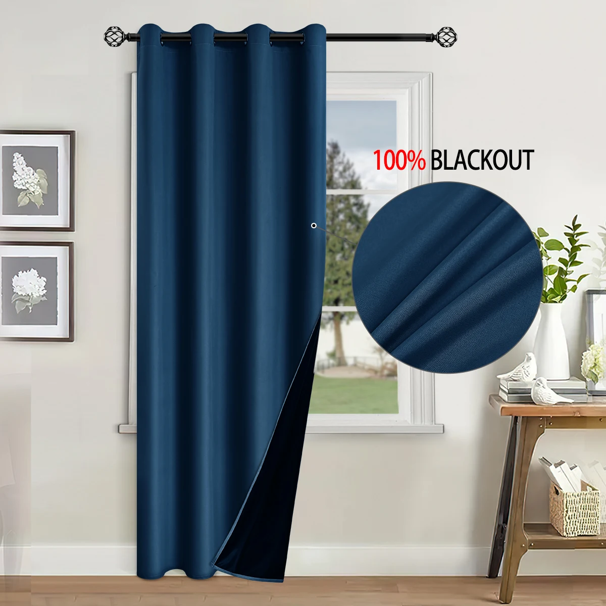 Blackout Curtain with Insulated Lining