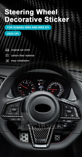 カーボンファイバー スポーツステアリングwrx sti Amazon | スバル STI 車用ステアリングカバー フルレンジの