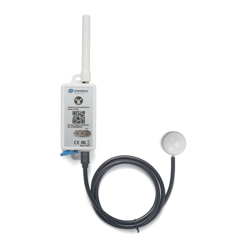 Dragino LHT65S-E5 LoRaWAN Temperature,Humidity&Illuminance Sensor With antenna