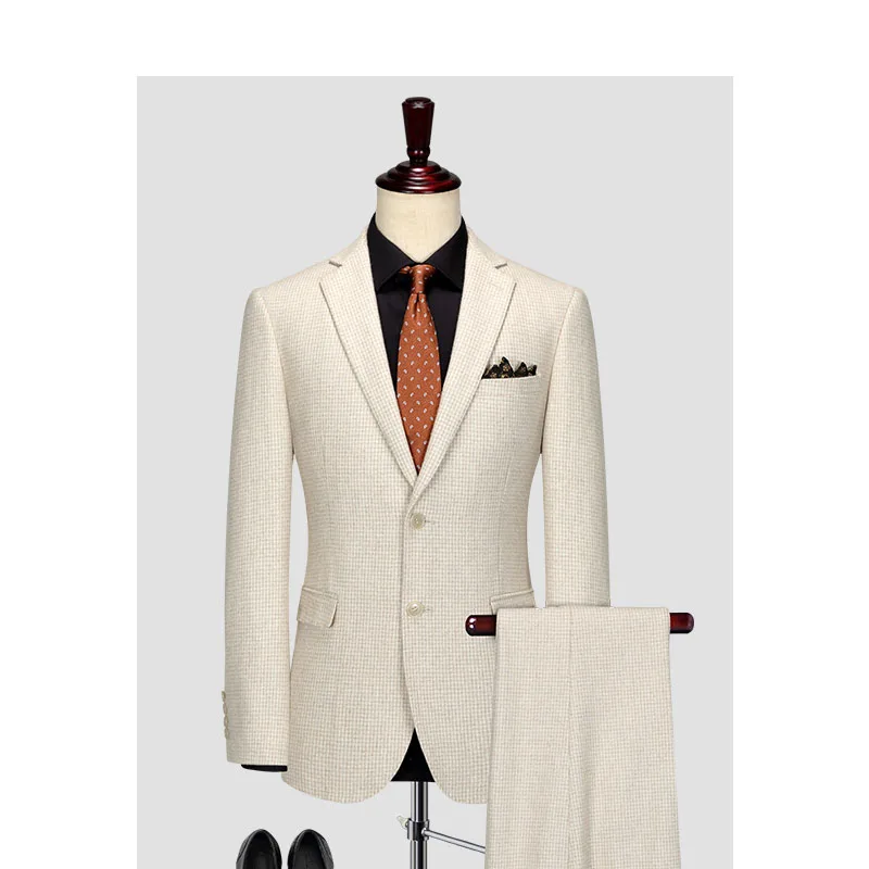 

Custom Made Groom Wedding Dress Blazer Suits Pants Business High-end Classic Dress Trousers ZHA05-36999