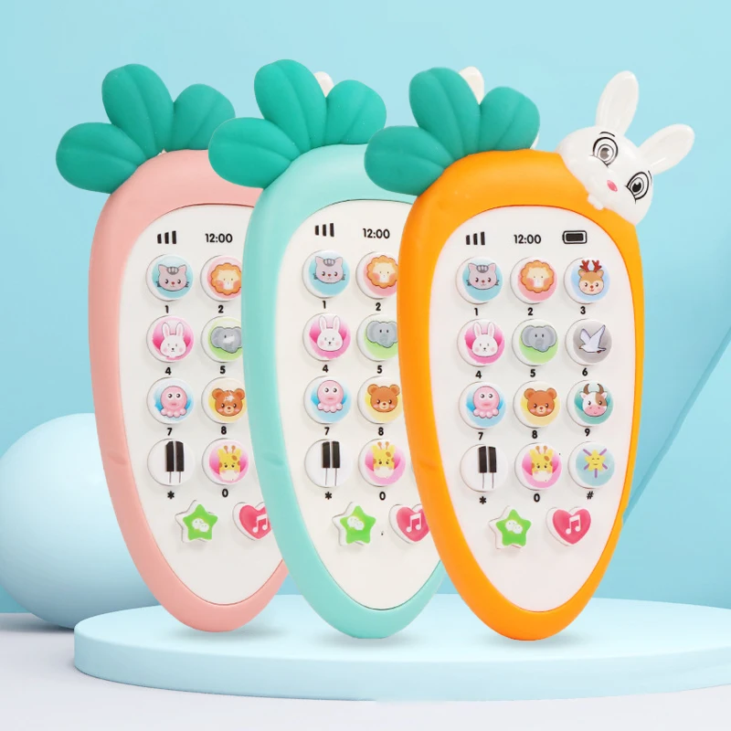 Tanio Telefon dla dzieci zabawki dwujęzyczny telefon gryzak muzyka głos