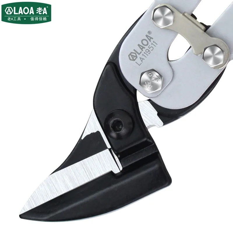 LAOA Metal Cutting Scissors Multifunctional iron Shears CR-MO Lengthen  Stainless steel scissors Curved metal Scissors - AliExpress
