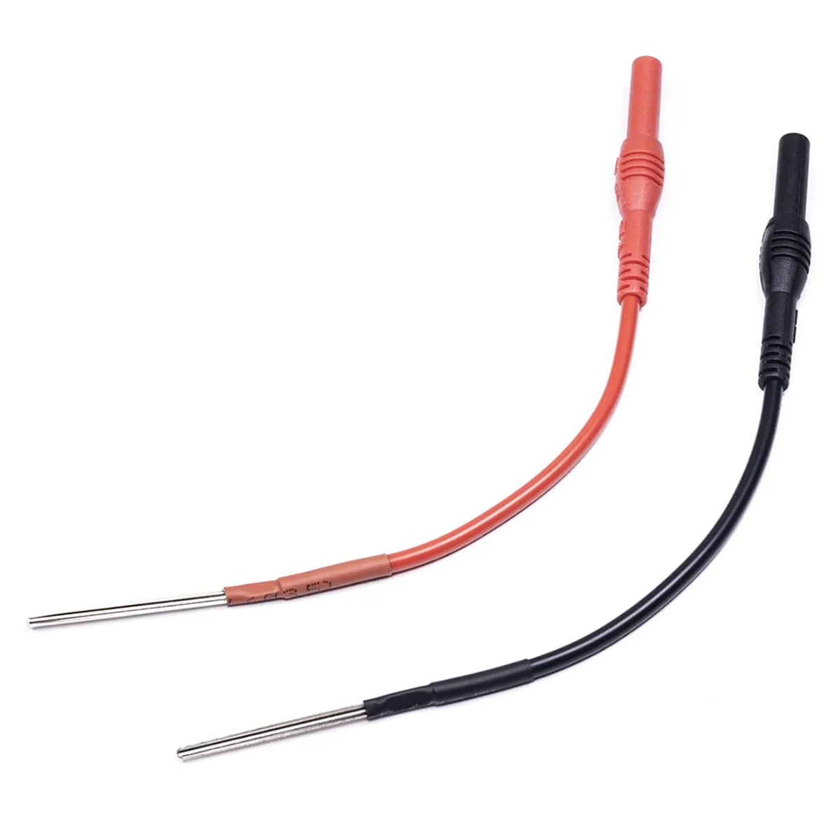2 PCS Flexible Spoon Back Probes Back Probe Pins Automotive Compatible with 4mm Banana Plug Test Leads
