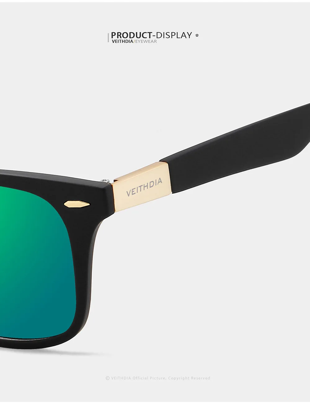 VEITHDIA Klassische Radfahren Polarisierte Schutz Sonnenbrille Männer Frauen Fahrrad Brillen Camping Wandern Schutzbrillen UV400 FH07029 – Detail 15