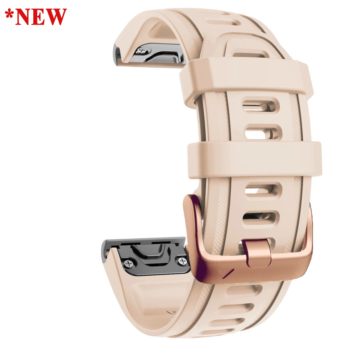20mm Silicone QuickFit Replacement Watch Strap - Premium Adjustable Bracelet Band