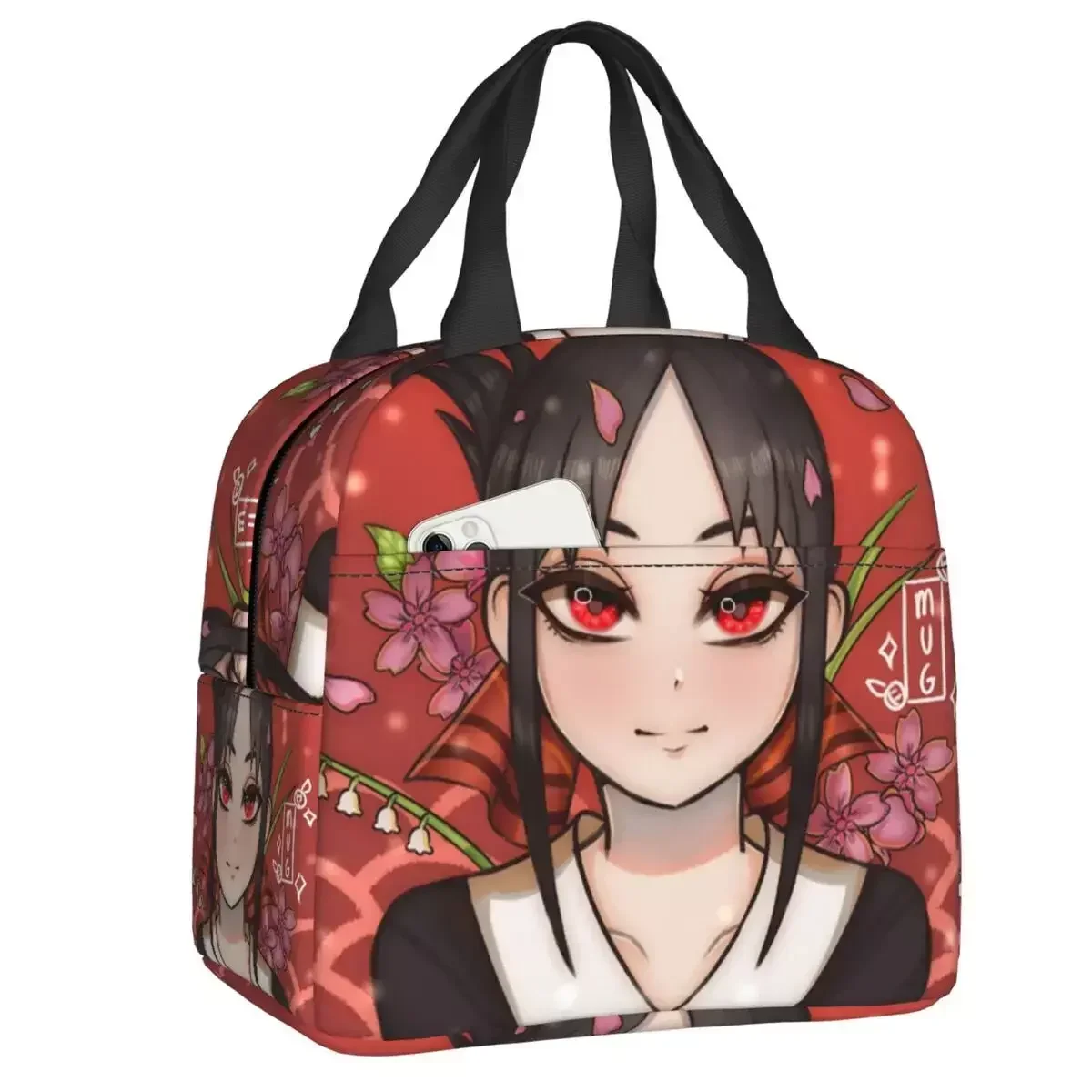 

2024 New Kaguya Sama Love Is War Resuable Lunch Box For Women Leakproof Anime Manga Cooler Thermal Food Insulated Lunch Bag
