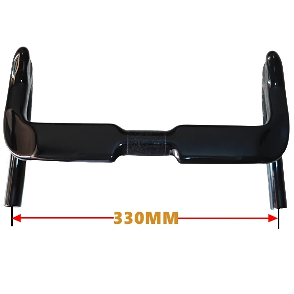 BIKEDOC 330MM Bunch Bars Track Carbon Handlebars Super Light Aero