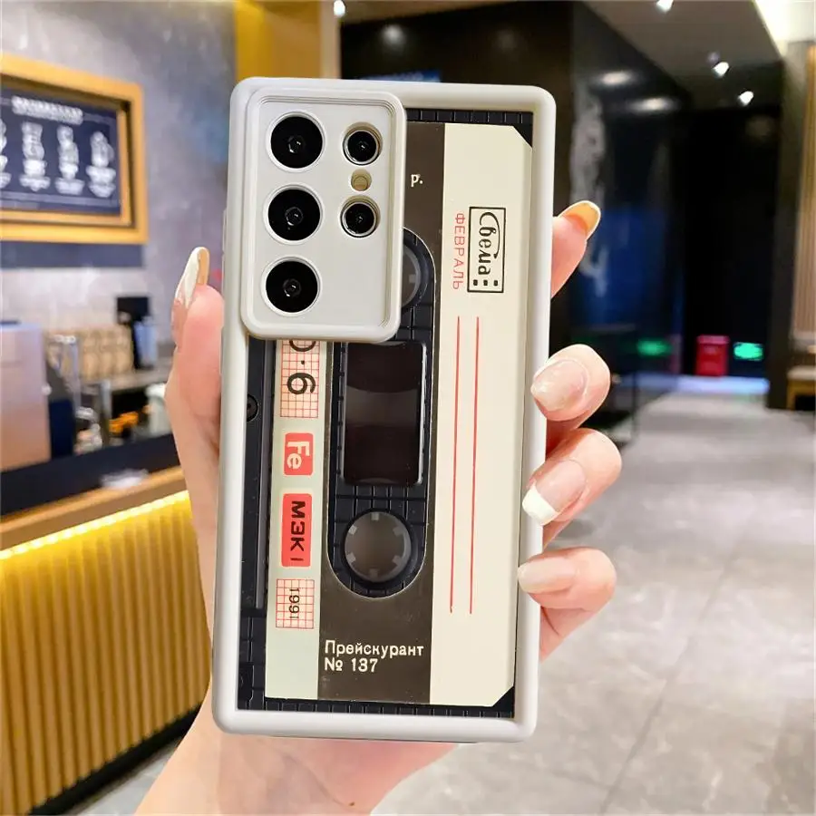 Retro Art Cassette Soft Shell Phone Case