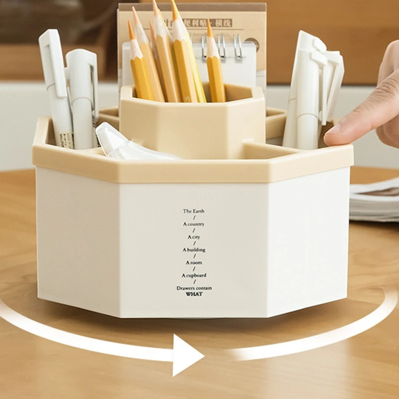 

Вращающийся художественный органайзер, 5 отделений, ранцы, мелки, маркеры, кисти для рисования для дома, студии, классной комнаты