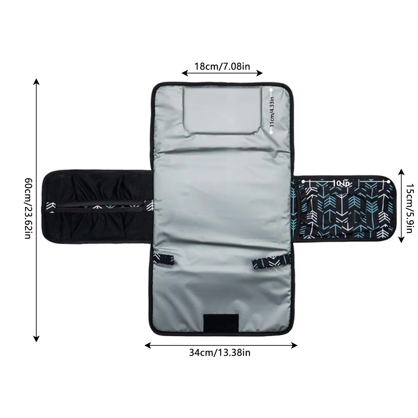 Portable Baby Diaper Changing Pad with Cute Patterns Unisex Baby Stuff Essentials Suitable for Thoughtful Shower Gifts