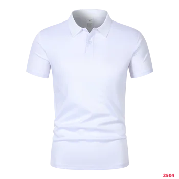Summer Men Short Sleeve Polo Shirts Lightweight Lapel Streetwear Breathable Tshirts for Men Basic Business Solid Color Top S-4XL