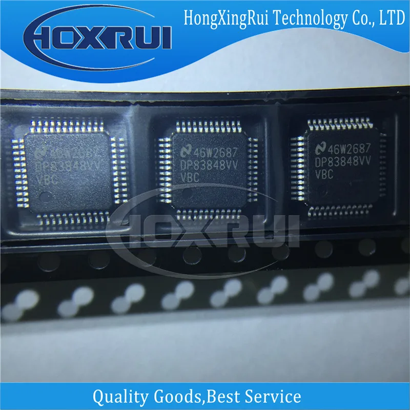 

(1 piece), DP83848CVVX/NOPB,LQFP-48,marking DP83848VV VBC,Temperature Single Port 10/100Mb/s Ethernet Physical Layer Transceiver
