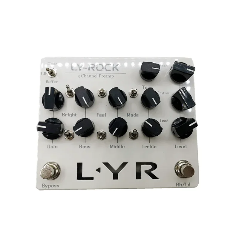 Ly-Rock Pedali Di Atterraggio Preamp A 3 Canali Effetti A Blocco Singolo Clean Rhythm Solo Lead Per Chitarra Ksr Ceres Artmis 100 Colossh100