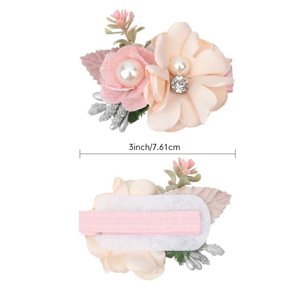 2022 New Chiffon Flower Hair Clips Pins Accessories Cute Hair Clips Pins for Baby Girls Toddlers Hairpin Kids заколка для волос