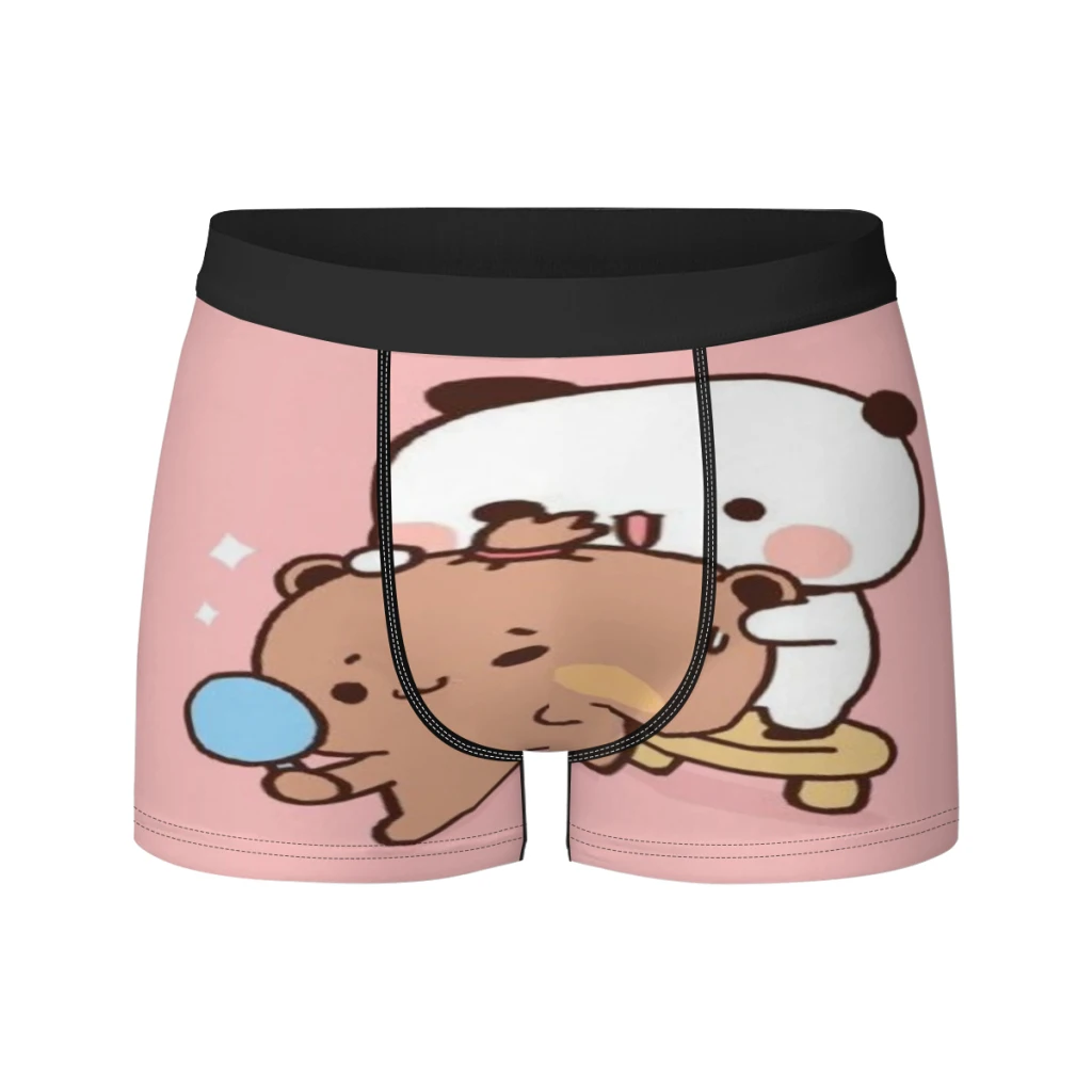thumbnail image 1 of Calzoncillos tipo bóxer transpirables para hombre, ropa interior, regalo, con diseño de oso panda, Bubu Dudu, 1 of 5