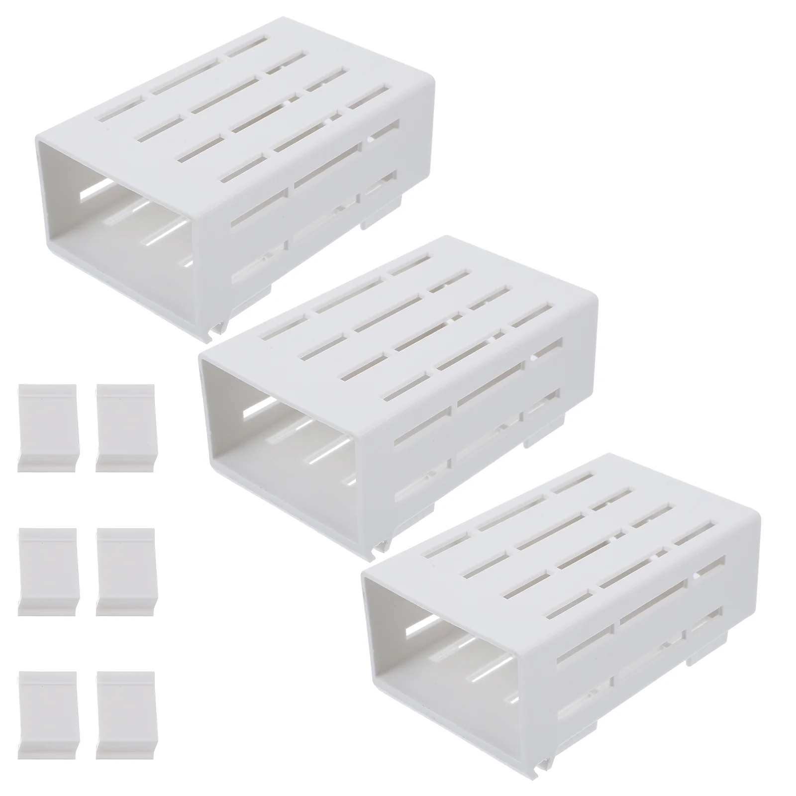 

3 Pcs Aquarium Plant Stand Perlite for Plants Planter Holder Hanging Pot Container Aquatic Planting Plastic Baskets