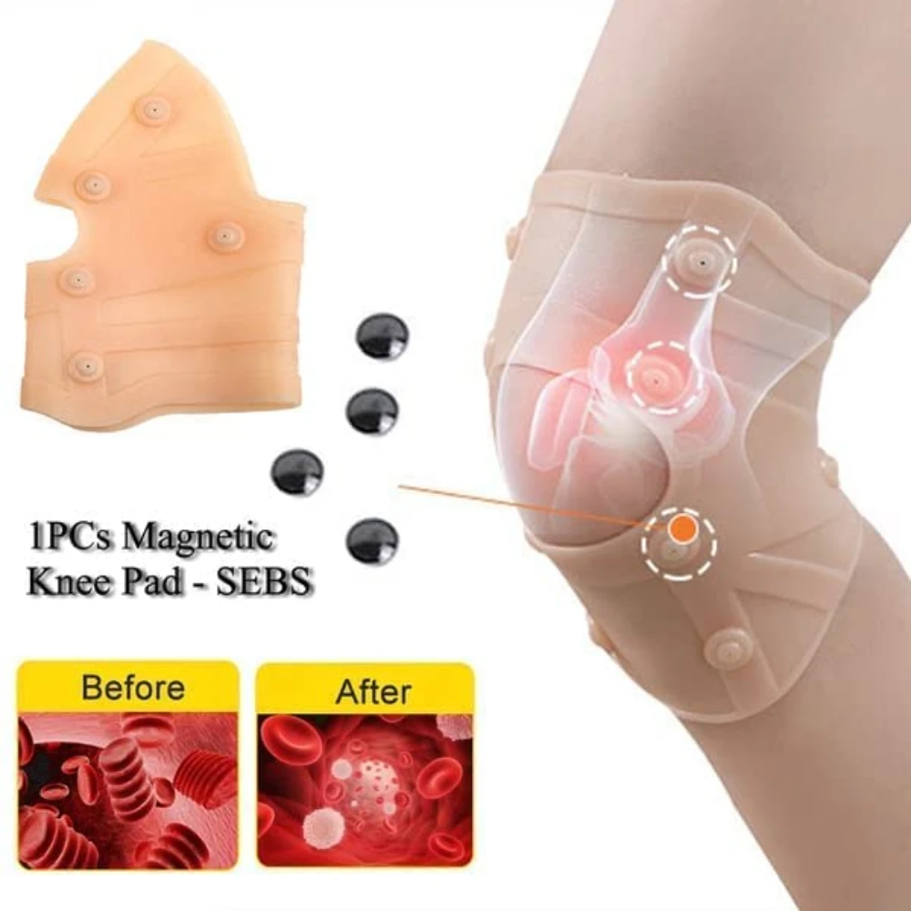 Knee Pad Knee Patella Massage Protector Magnetic Therapy Support Anti Arthritis Rheumatoid Pain Relief Muscle Spasms