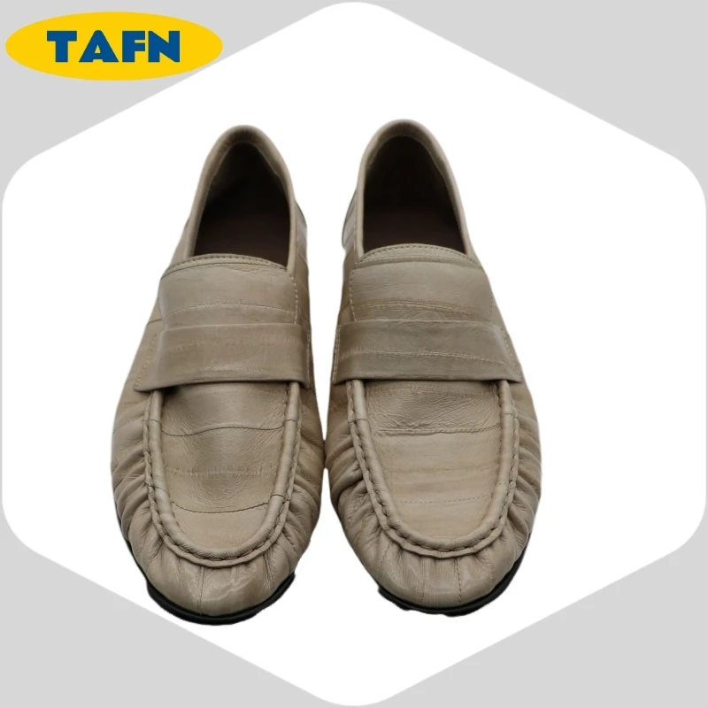 Loafers Slip-on Flat Shoes Trendy Style High-End Good-Looking All-Matching Comfortable Refined and Simple A40101 6