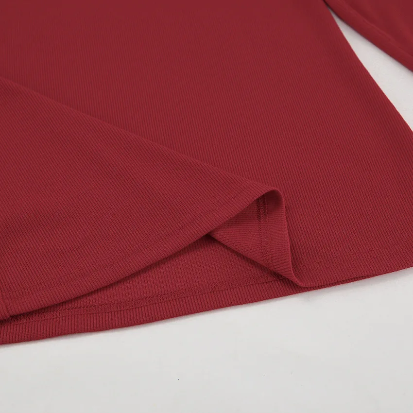 Knit Sweater Pullover Top For Women Fashion Off-Shoulder Slim Casual High Waist Cropped T-shirt Female Knitwear Pullover