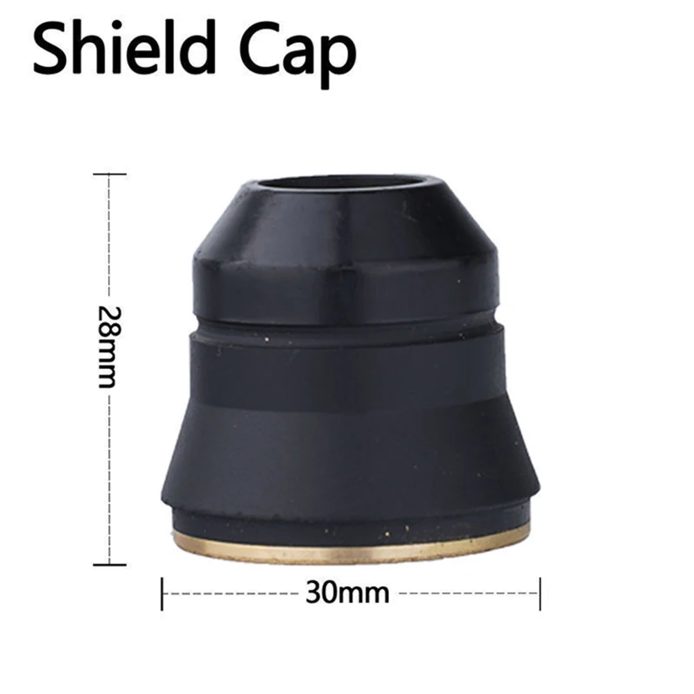 

1pcs Shield Cap For Harbor Freight Plasma 65 Torch TI-PC65 IPT-65 58895 Practical Black Tool Accessories