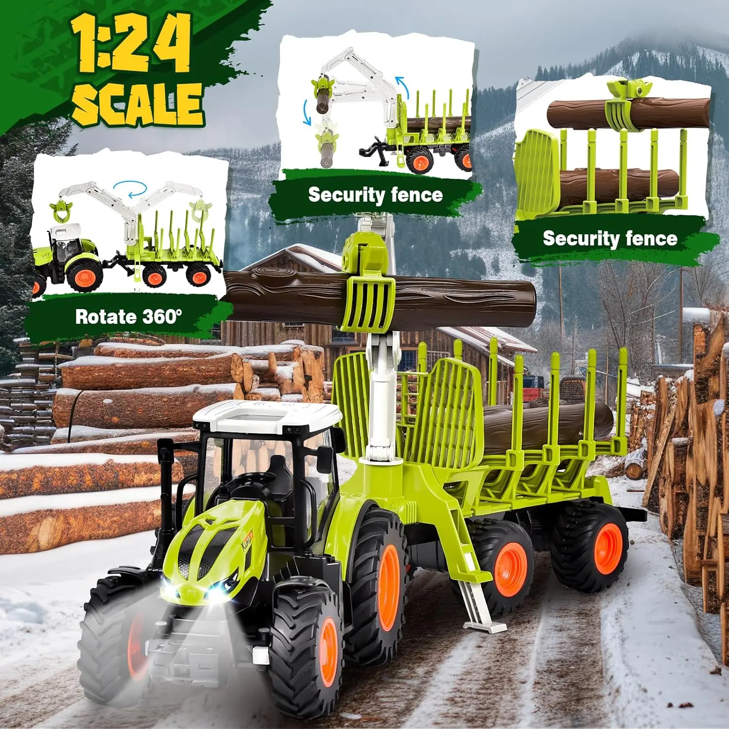 Zdalnie Sterowany Traktor RC z Polski za $27.2 / ~105zł