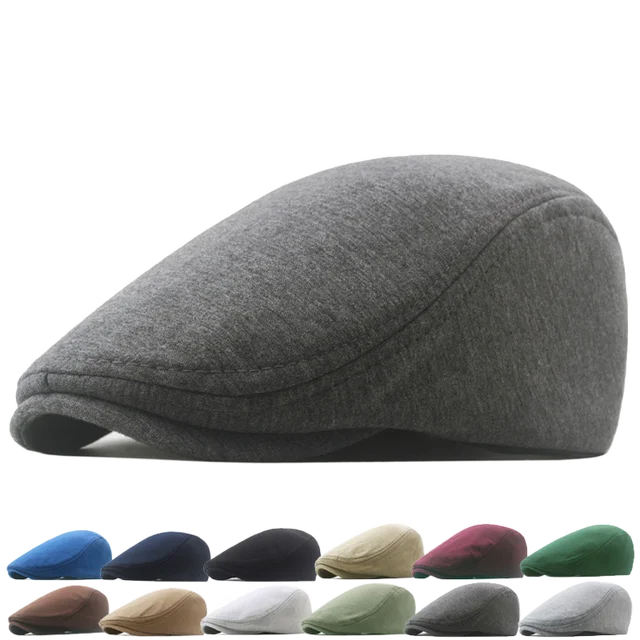Men's Flat Hat Ivy Gatsby Newsboy Winter Spring Autumn Driving Cabbie Hunting Cap