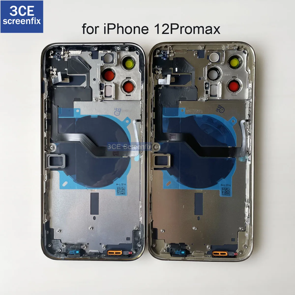 

Стеклянная Крышка батарейного отсека + средняя рамка + лоток для SIM-карты + боковые ключи для iPhone 12 Mini 12 Pro Max