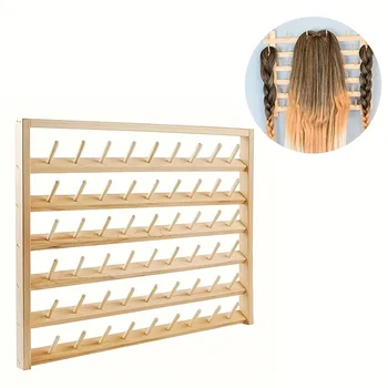 Wooden Spool Storage Rack 1