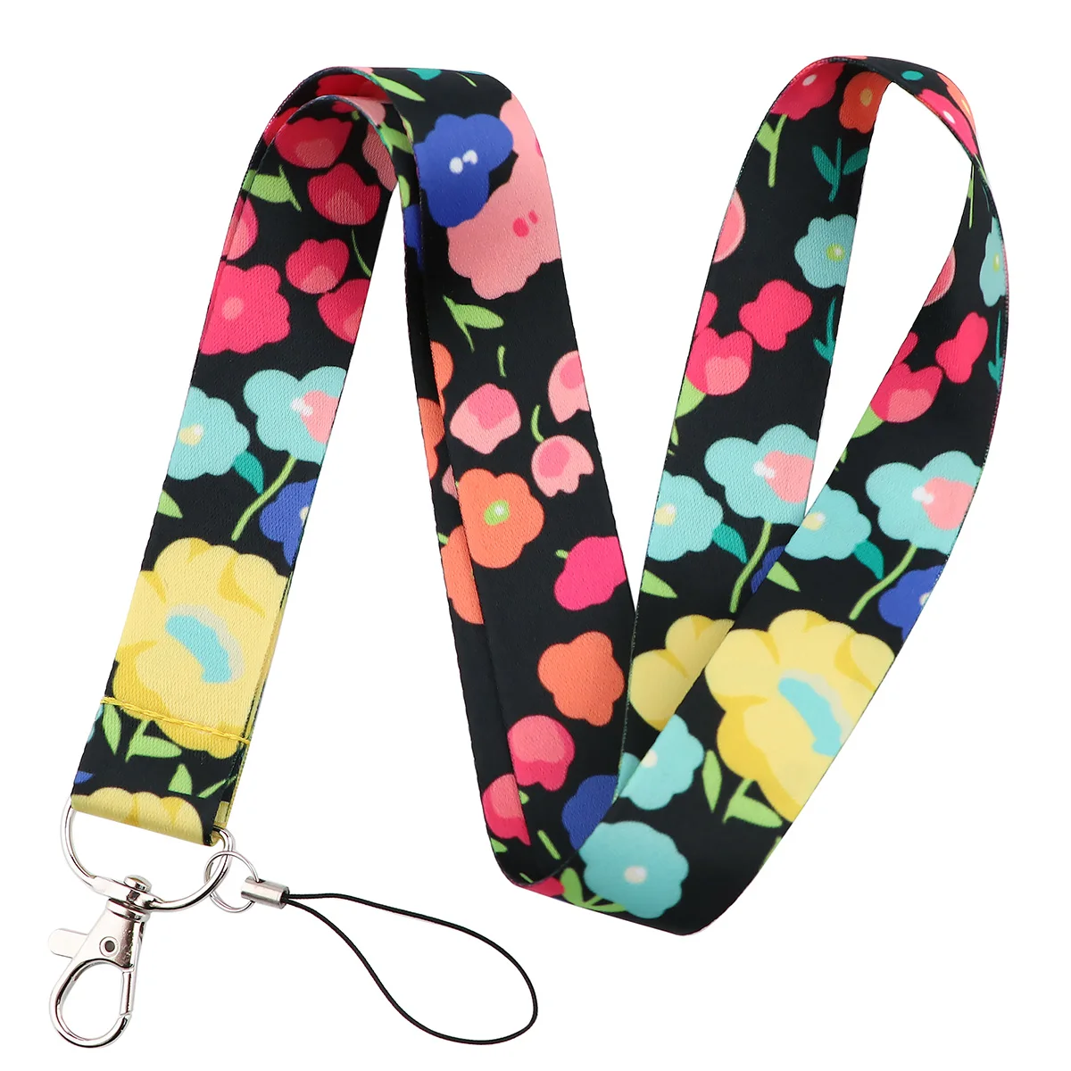 Chic Art-Inspired Lanyard with Badge Holder & Charm Accessories - Perfect